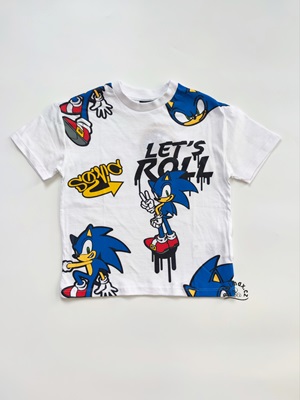 Chlapecké tričko SONIC bílé KR