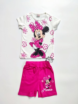 Dívčí letní komplet MINNIE růžový