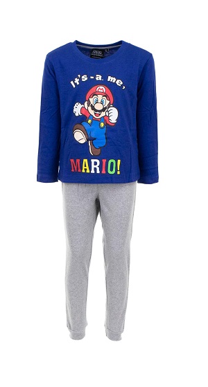 Chlapecké pyžamo Nintendo SUPER MARIO modré